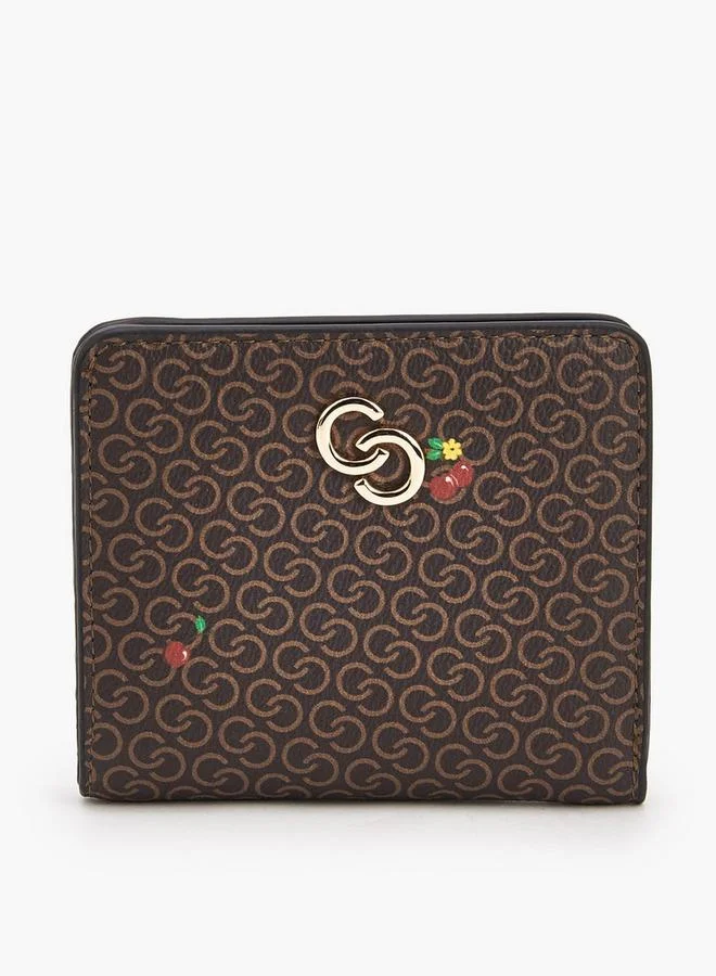 سيليست Monogram Print Wallet